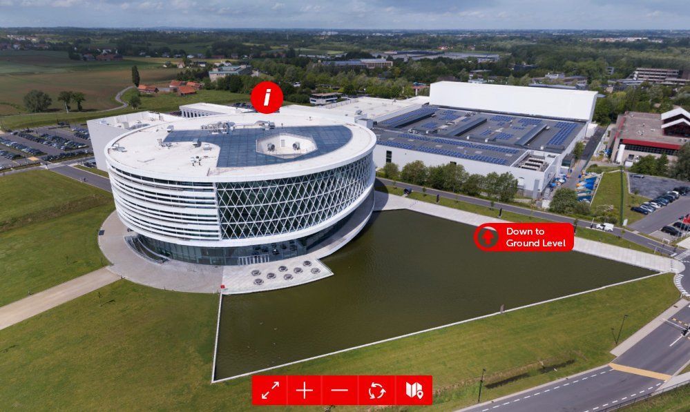 Barco 360 Virtual Tour, Kortrijk, Belgium