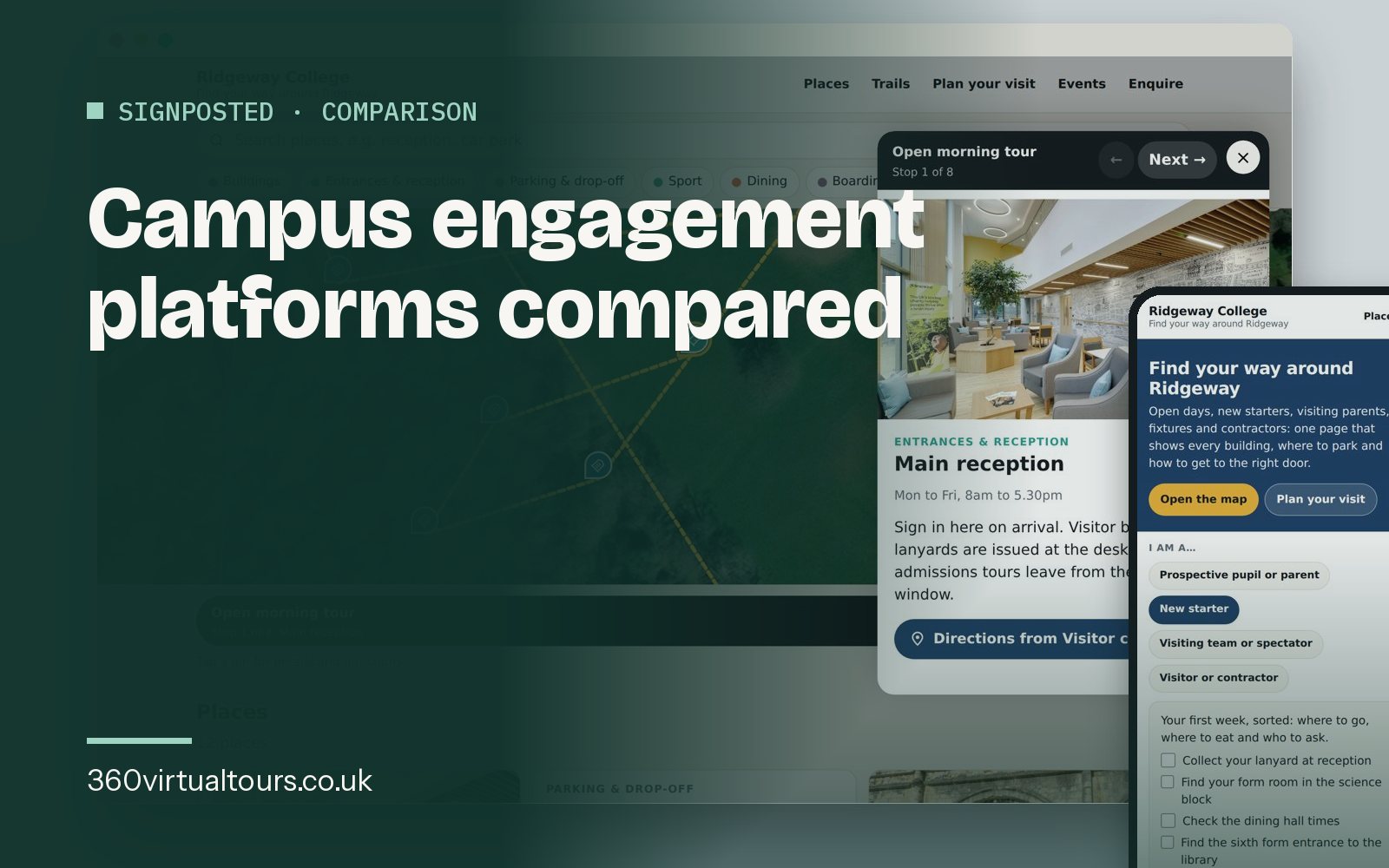 Campus Engagement Platforms Compared: Managed Platforms, Signposted, Virtual Tours and DIY (2026)