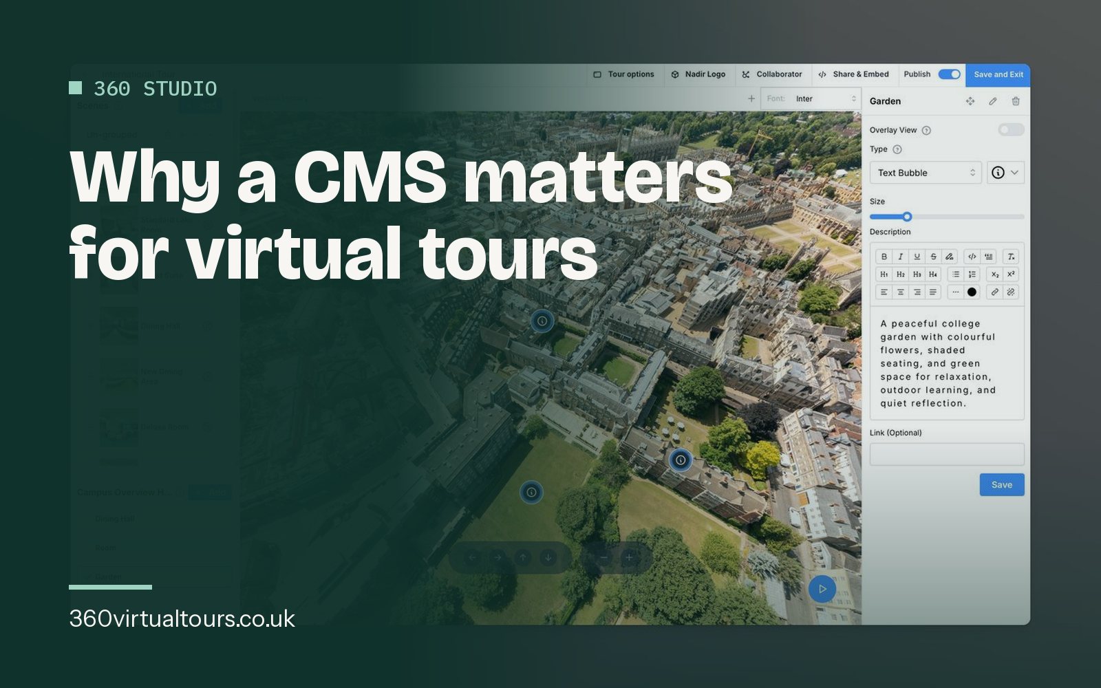 Why a CMS Is So Important for Virtual Tours