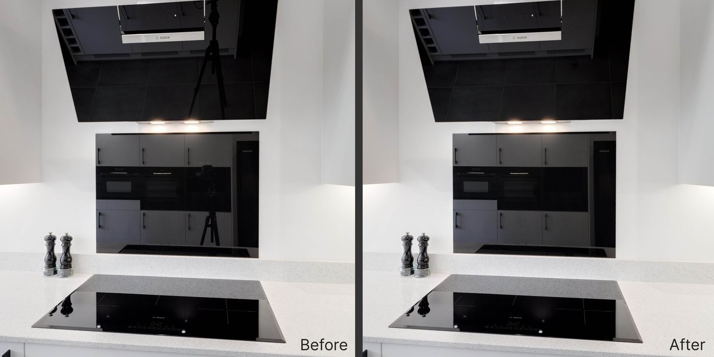 B&Q editing example for virtual tours