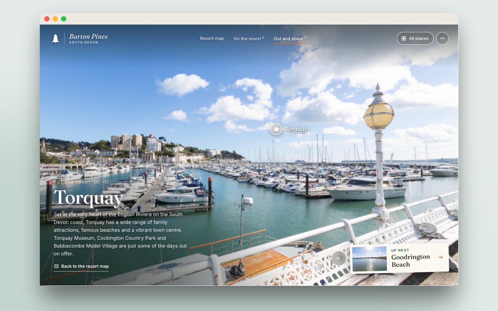 Torquay harbour in the Out and about chapter
