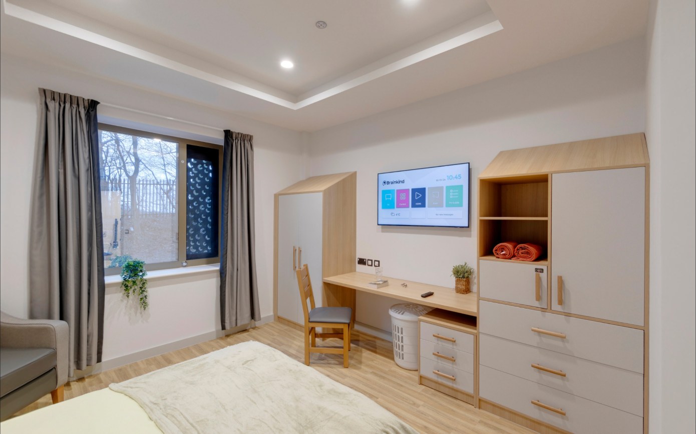 Brainkind centre bedroom