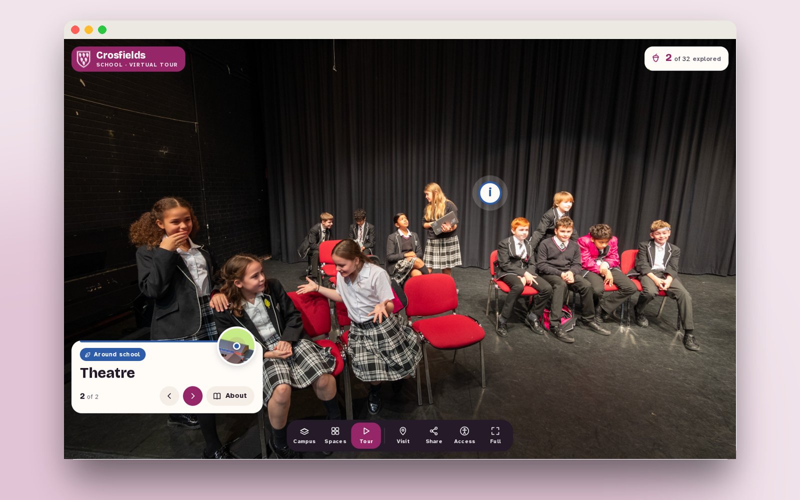 Crosfields school tour theatre