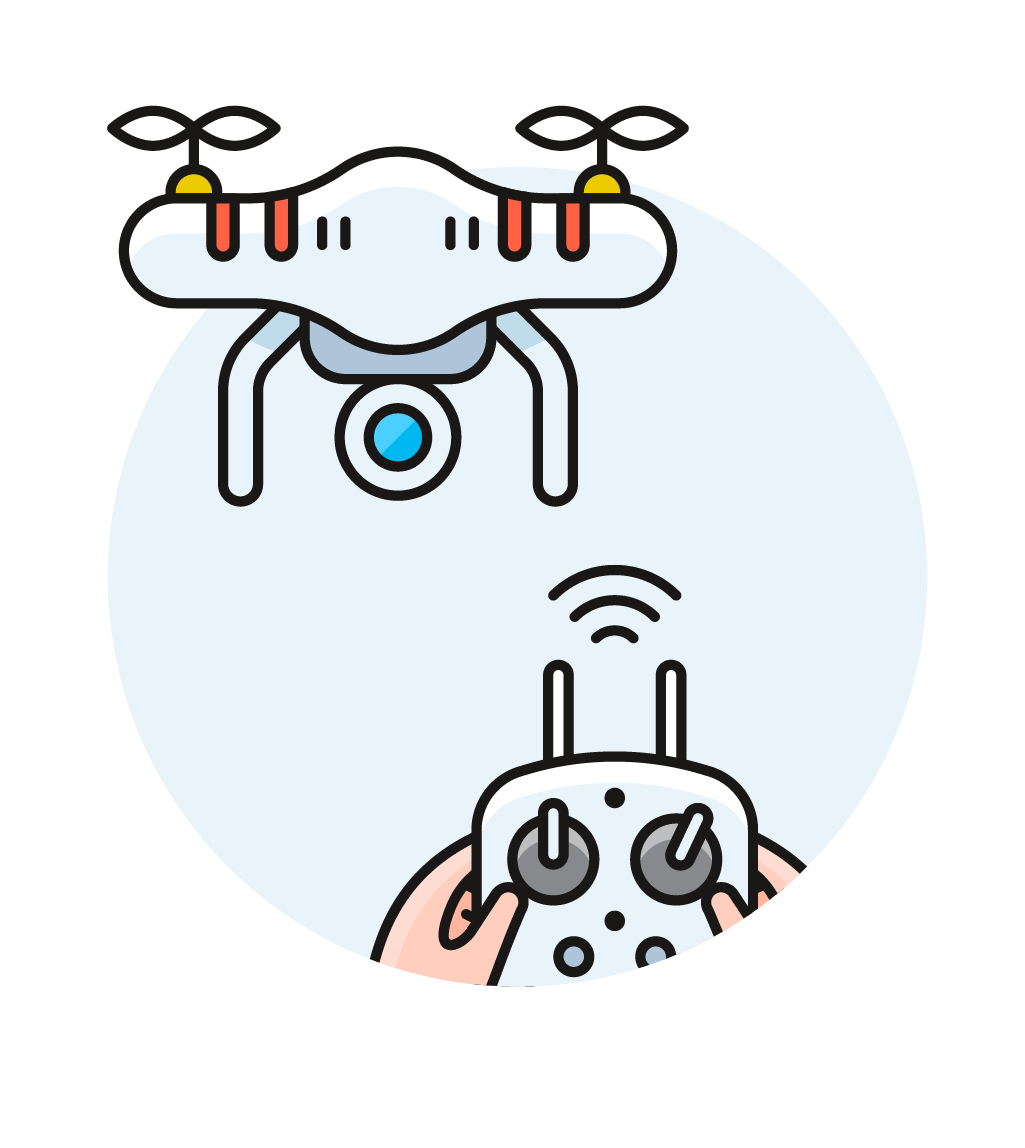 Drone 360 video