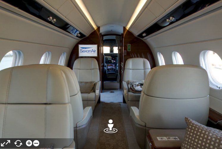 Saxonair aircraft virtual tour