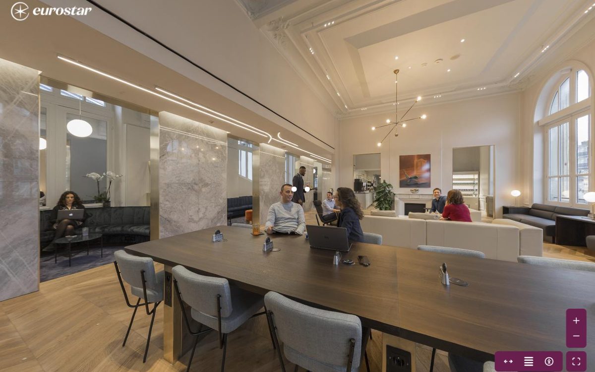 Eurostar Paris Business Lounge Virtual Tours