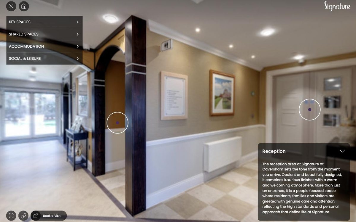Signature Care Homes 360 Virtual Tours