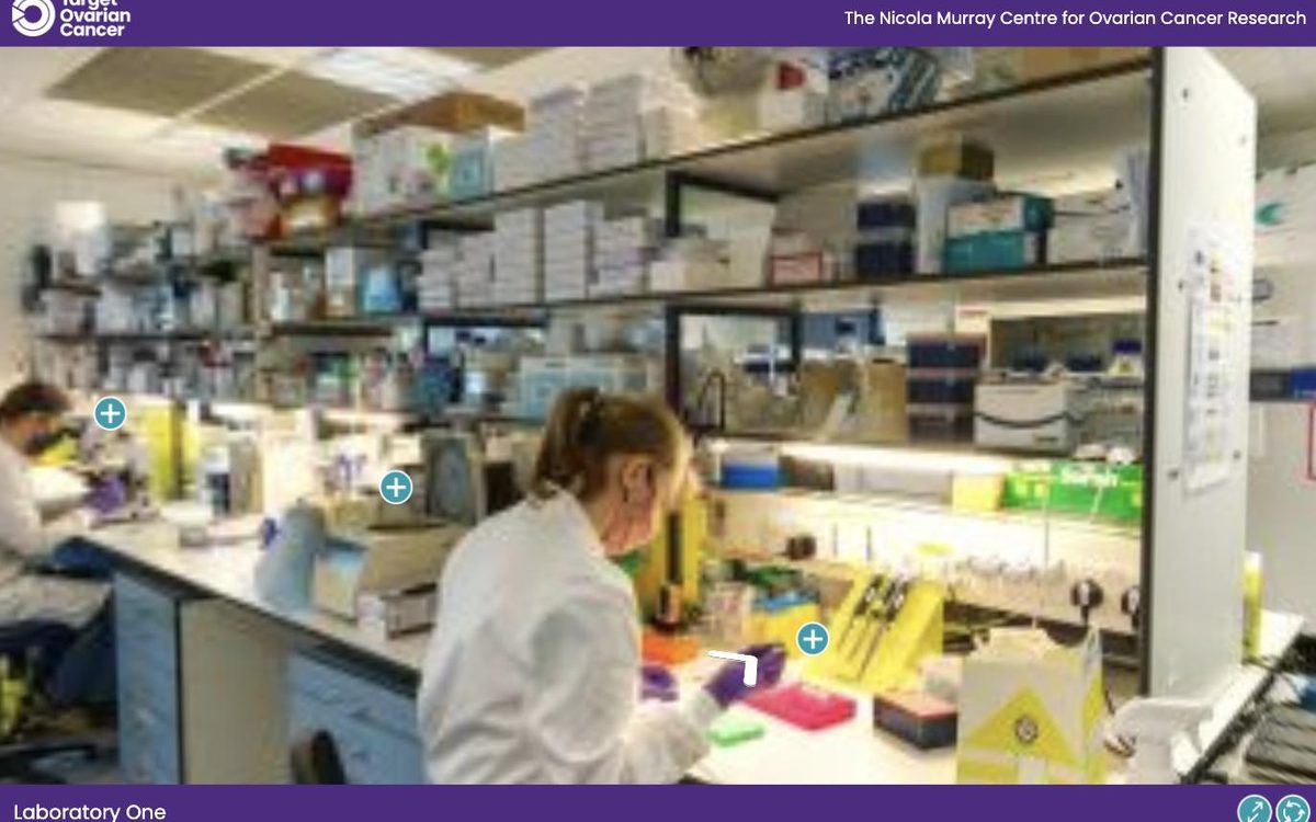 Target Ovarian Cancer – Nicola Murray Centre Virtual Tour