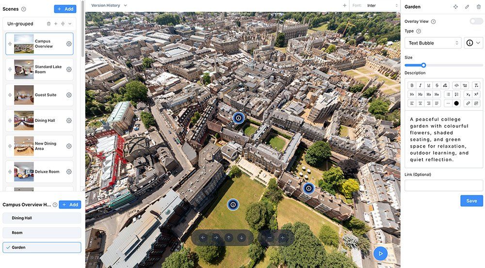 Virtual tour cms