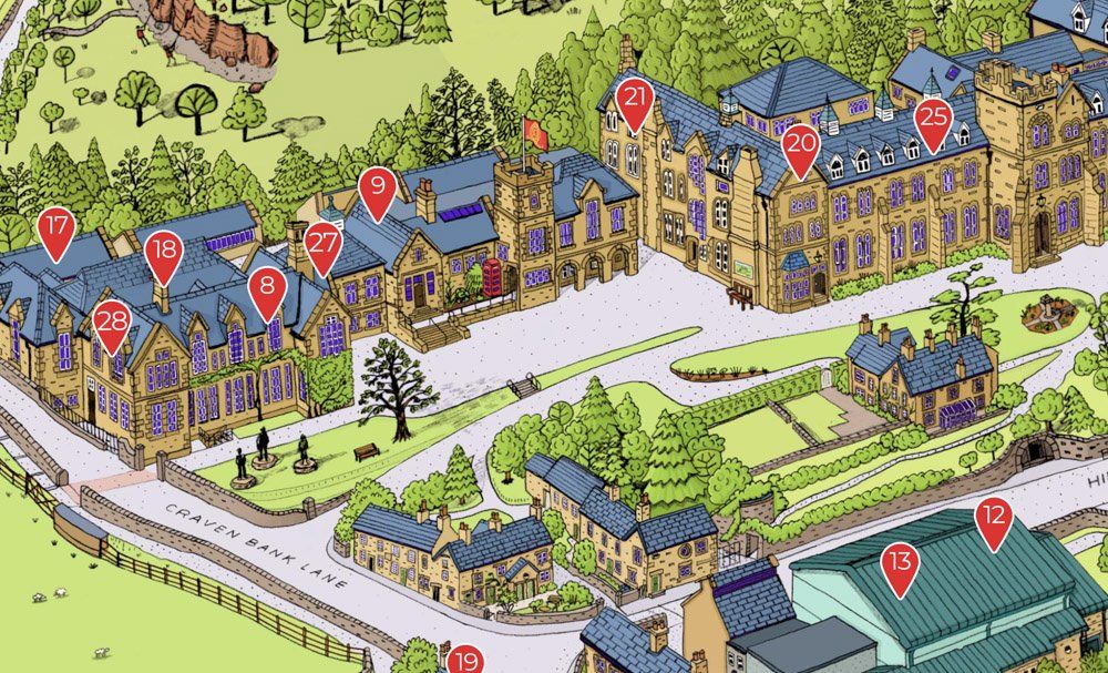 Virtual tour navigation schools