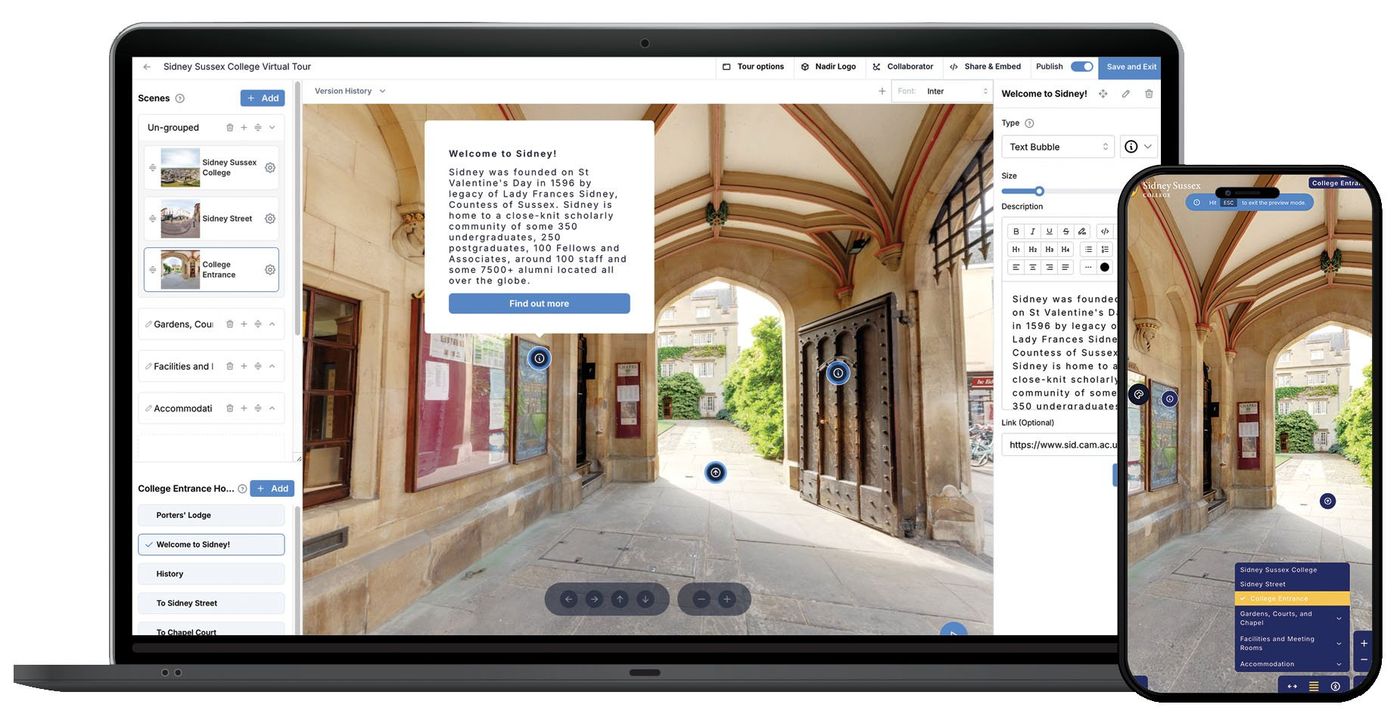 Virtual tour schools